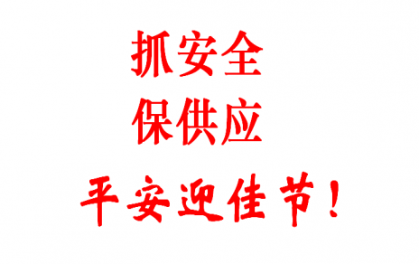 查隱患 促安全 保供應(yīng) 賀新春！