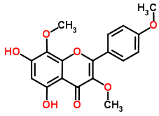 5,7-二羟基-3,4',8-三甲氧基黄酮_1570-09-8